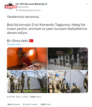 Bakanlık, Bolu Komando Tugayı’nı paylaştı  3