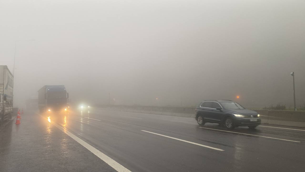 Bolu Dağı sis görüş mesafesini 25 metreye kadar düşürdü (2)