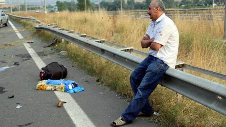 Gurbetçi Sürücü Bolu’da kaza yaptı-1