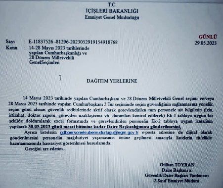 Seçimde görev yapan polis ve jandarmaya müjde!  Bakan Soylu talimat verdi