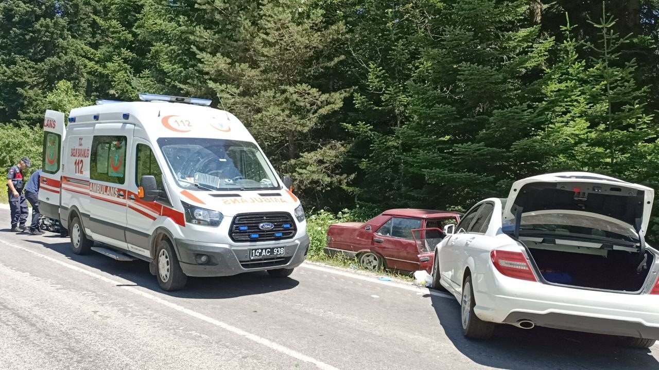 Ormanda yol kenarına park edilen araç kazaya sebep oldu5