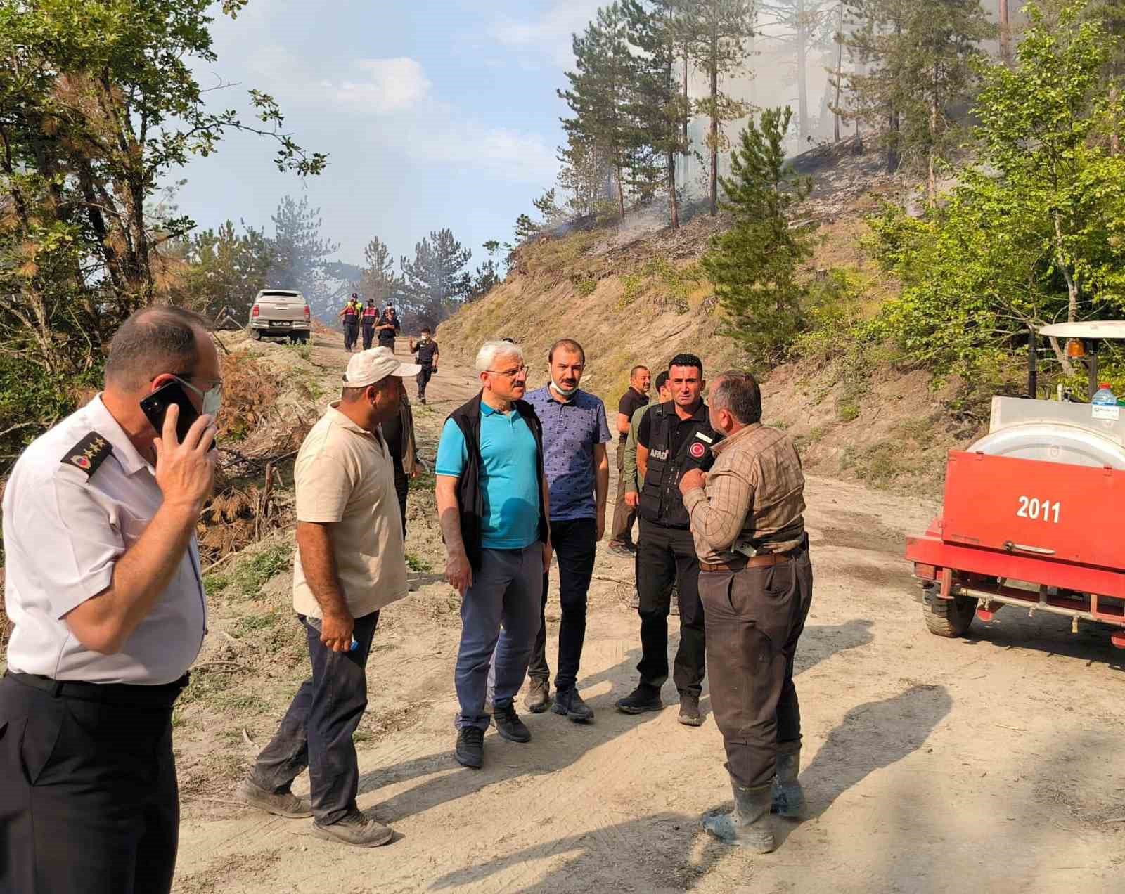 Bolu’nun Mudurnu ilçesinde çıkan orman yangını 6 saat  sonra söndürüldü.