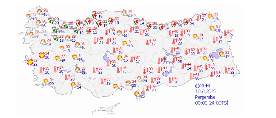 Meteoroloji’den 26 kente gök gürültülü sağanak uyarısı-1