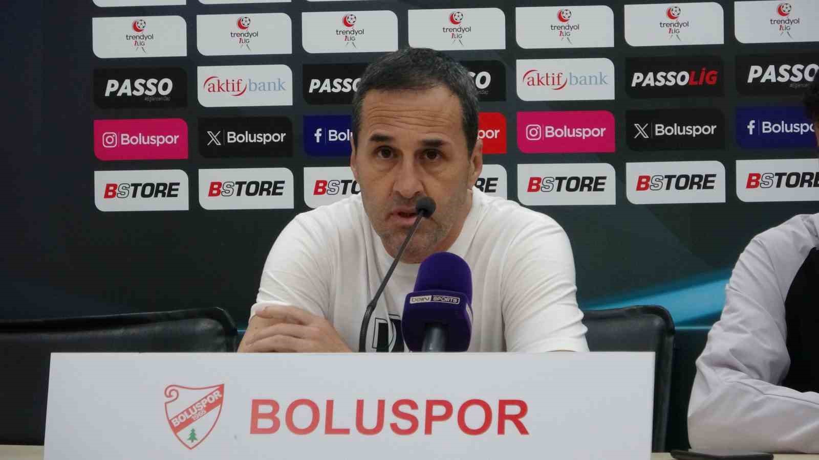 Boluspor - Tuzlaspor maçının ardından