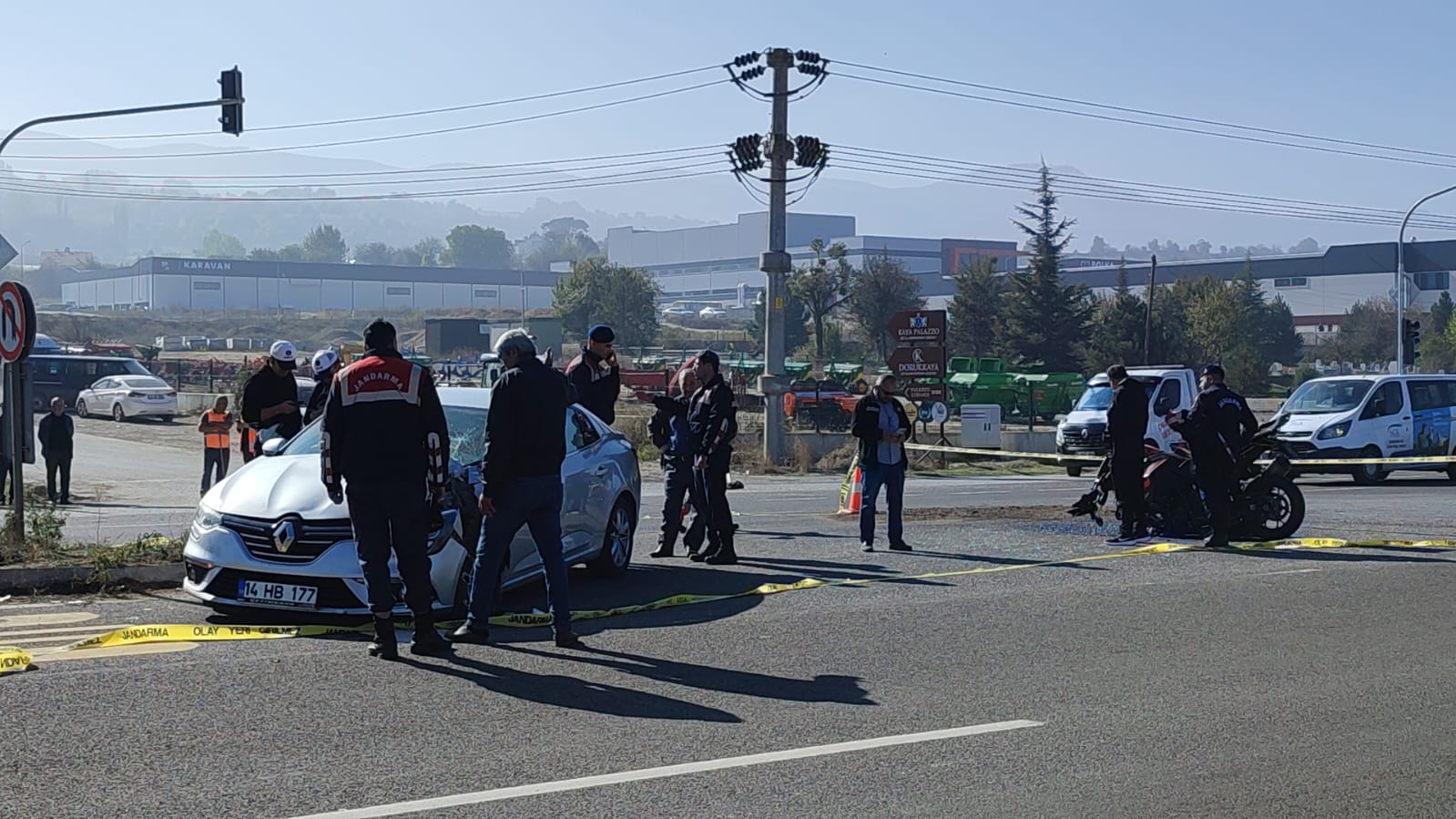 Kartalkaya sapağında ölümlü trafik kazası (1)