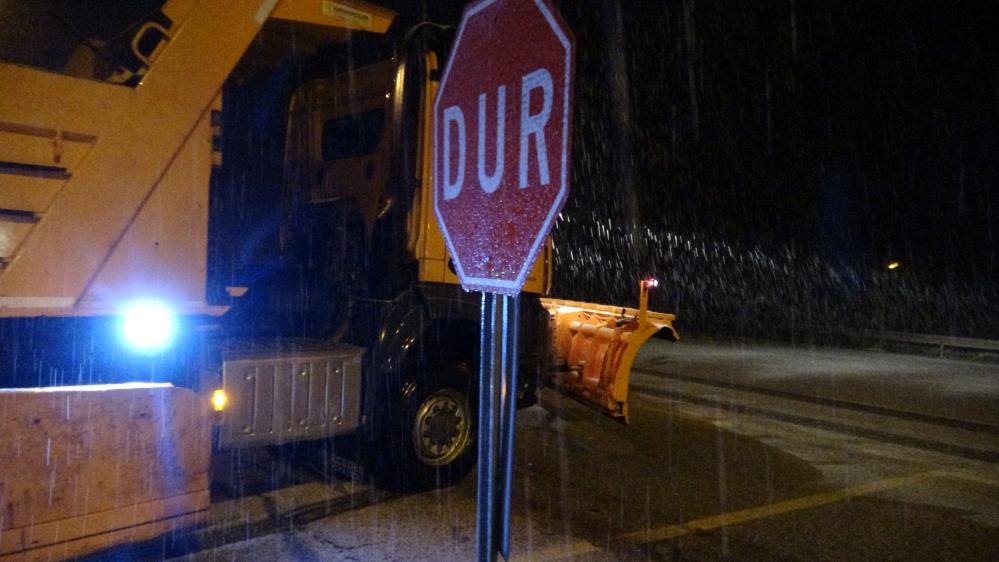 Bolu’da kar yağışı başladı2