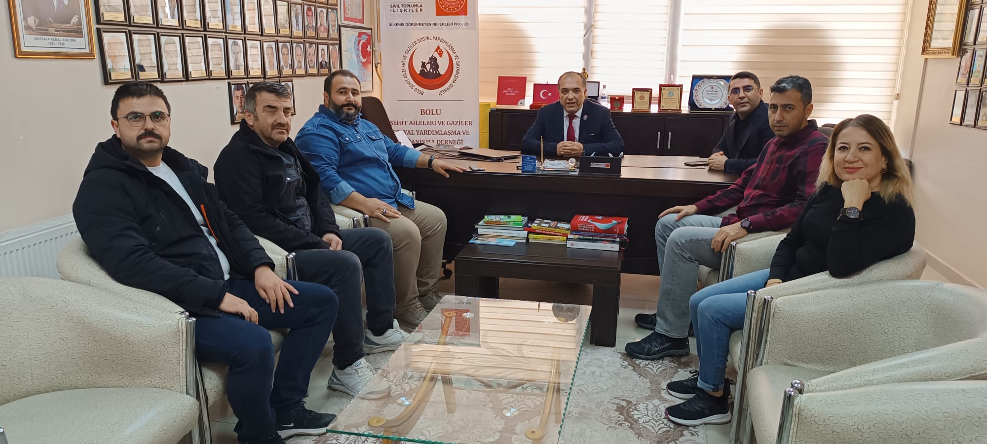 MHP Bolu İl Başkanı İlhan Durak Şehit Aileleri ve Gaziler Derneğini ziyaret etti3