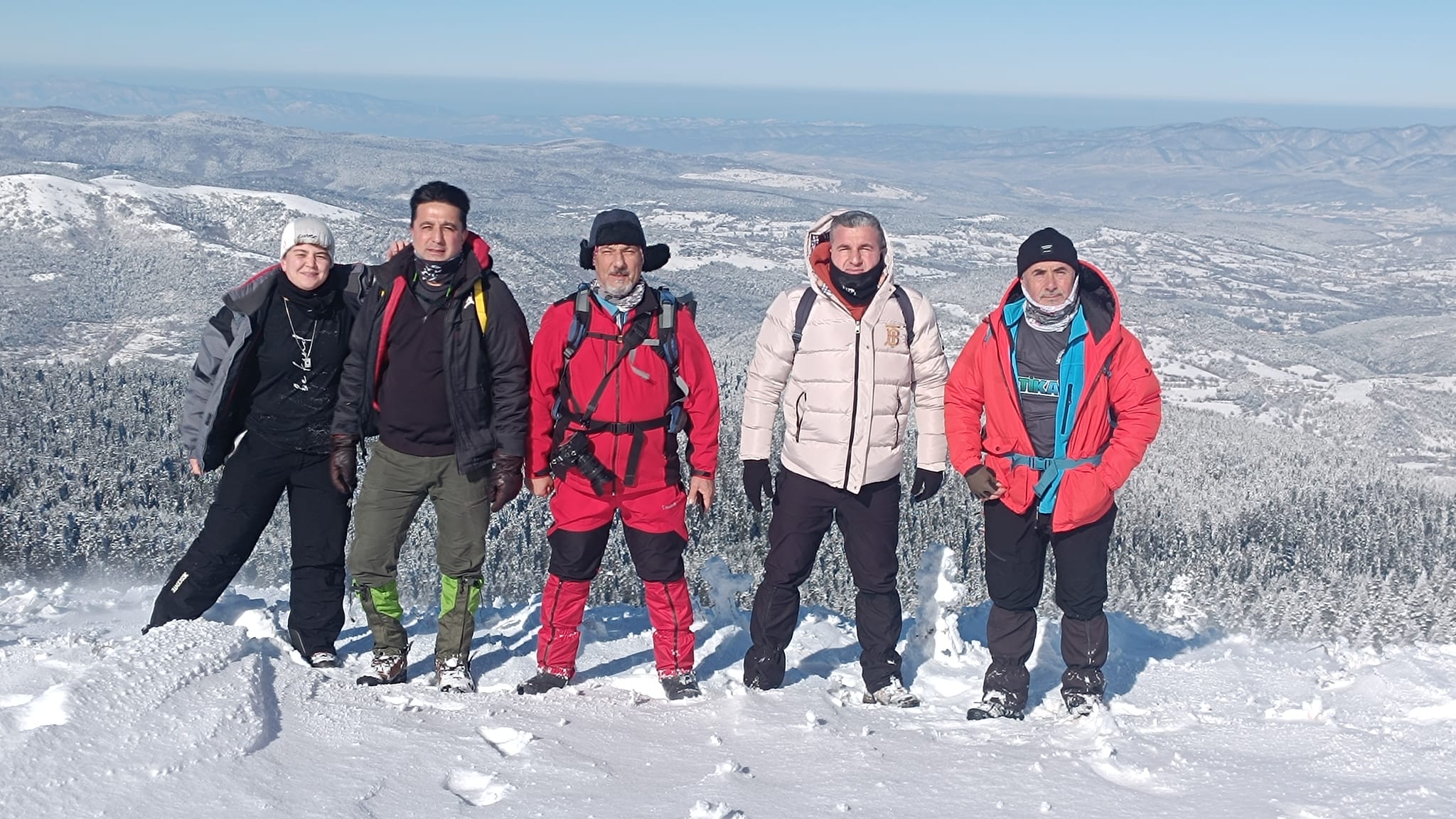 15 Derece Soğukta 1830 Rakımlı Arduç Dağına Tırmandılar (28)