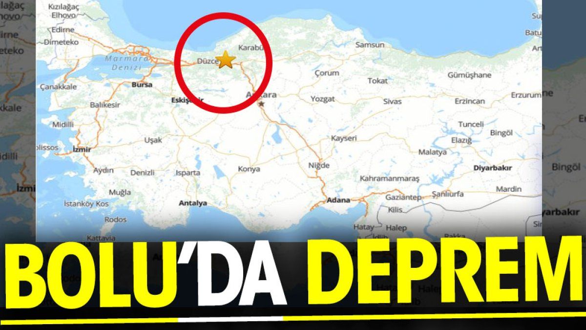 Bolu'da Deprem Oldu Mu-1