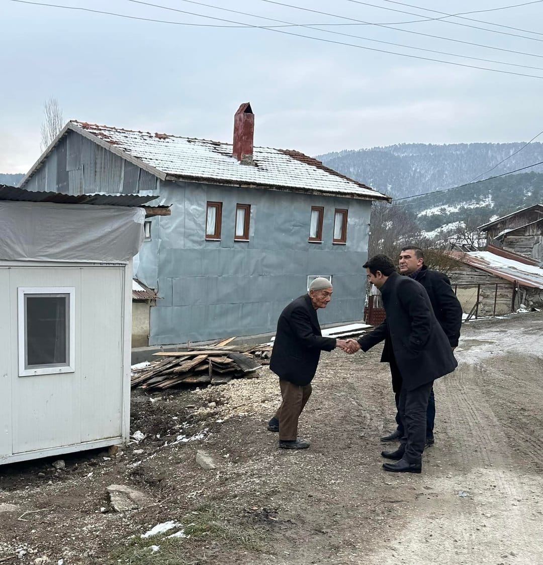 Mudurnu Kaymakamı Ayhan Kalaycioğlu, Dereçetinören Köyü'nde İncelemelerde Bulundu4