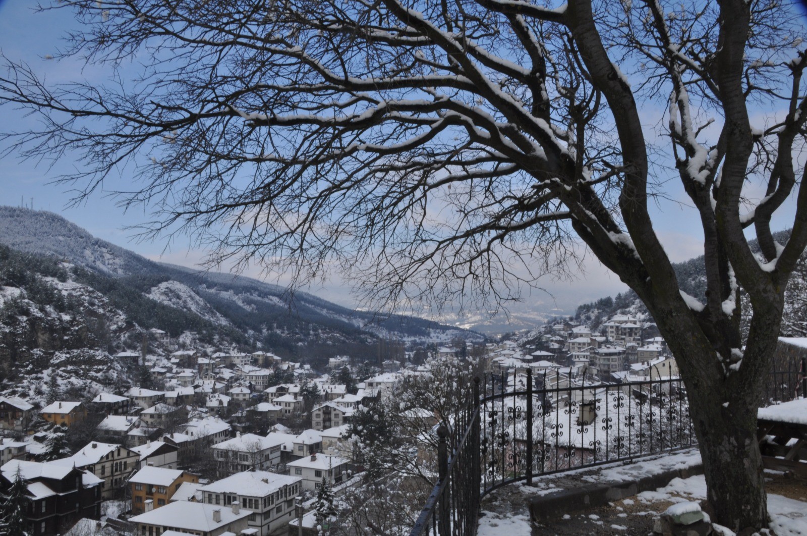 Tarihi Ilçenin Kış Güzelliği Mest Etti (5)