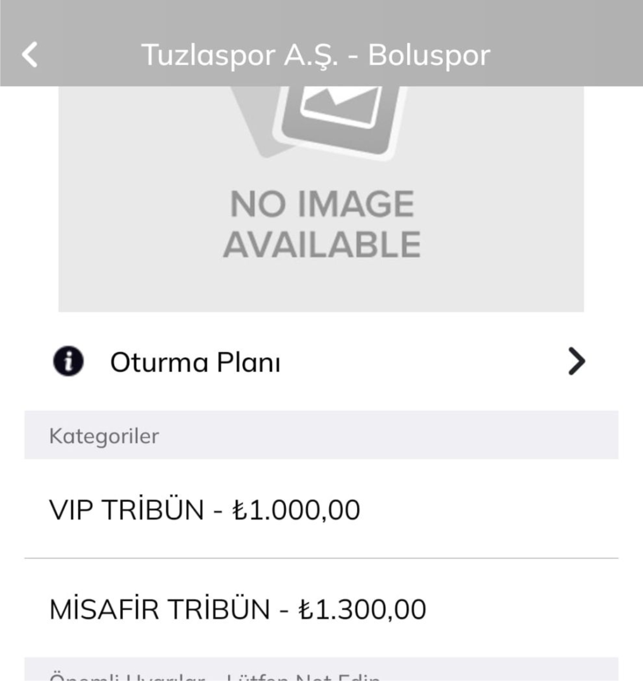 Bilet Tuzlaspor