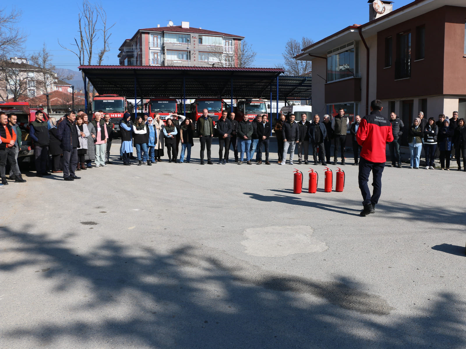 Bolu Orman Bölge Müdürlüğü Personeline Yönelik Yangın Tatbikatı (1)