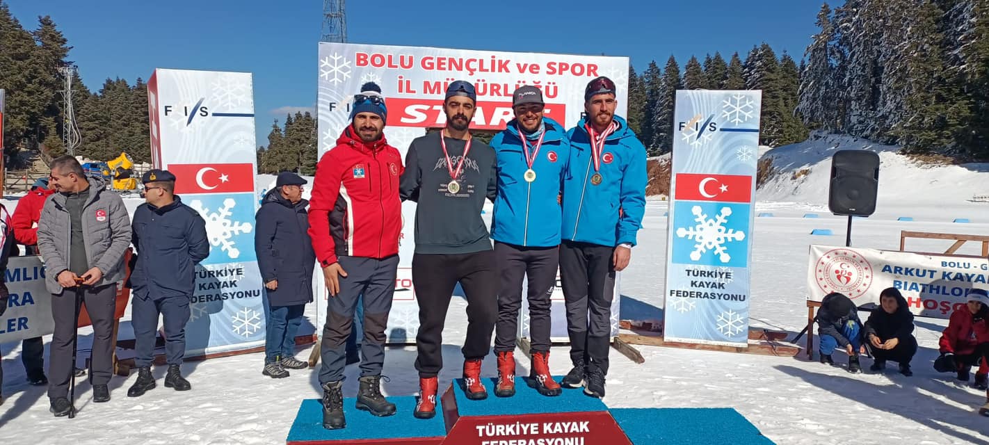 Gerede Arkut Kayaklı Koşu Ve Biathlon Merkezi'nde 18 İlden 300 Sporcu Yarıştı (5)