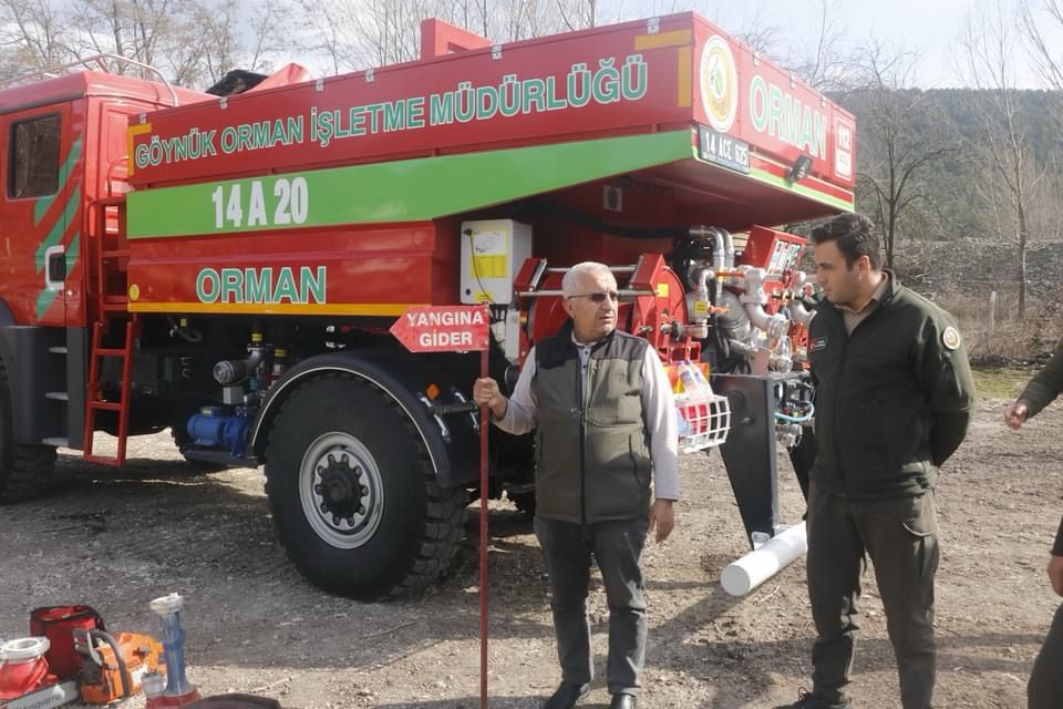 Göynük Orman İşletme Müdürlüğü'nde Yangın Eğitim Tatbikatı (7)