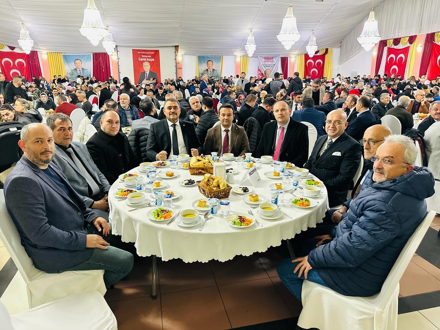 Mhp’nin Iftar Programında Salon Doldu Taştı2