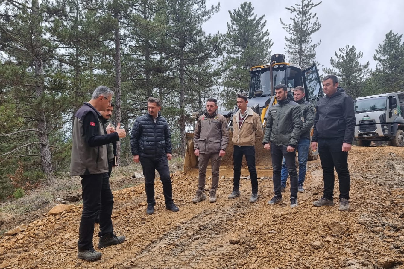 Mudurnu’da Orman Yollarını Denetledi (2)