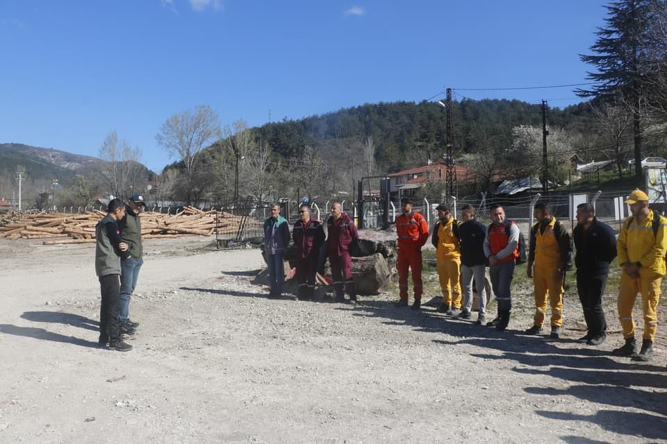 Göynük’te Olası Orman Yangınlarına Yönelik Eğitim Tatbikatı Yapıldı (2)