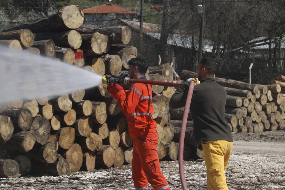 Göynük’te Olası Orman Yangınlarına Yönelik Eğitim Tatbikatı Yapıldı (8)