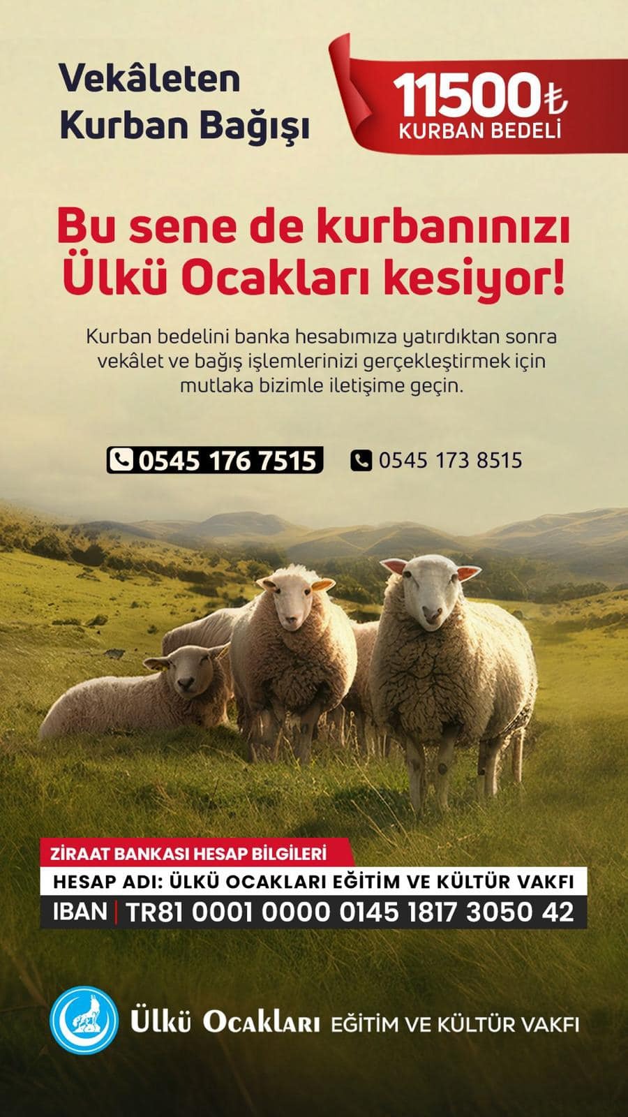 Bu Sene De Kurbanınızı Ülkü Ocakları Kesiyor