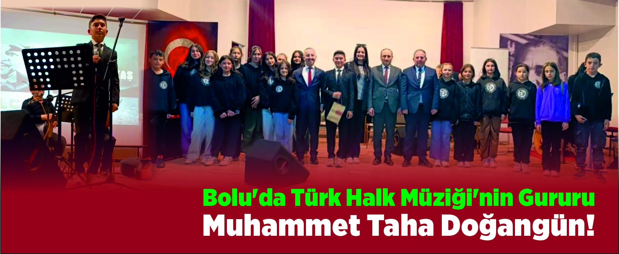 Türk halk müziği solo etkinliğinde il birincisiyiz