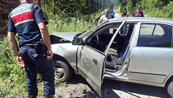 Bu Yol Çok Tehlikeli Abant Yolunda Kaza (2)