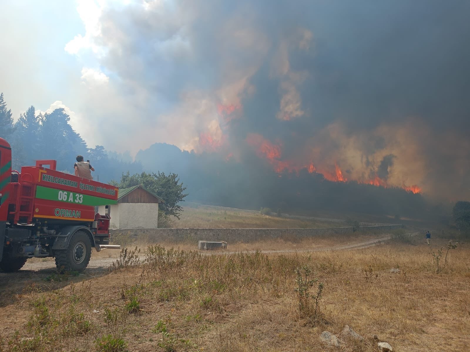 Ankara'da Başlayan Yangın Bolu'ya Sıçradı (2)