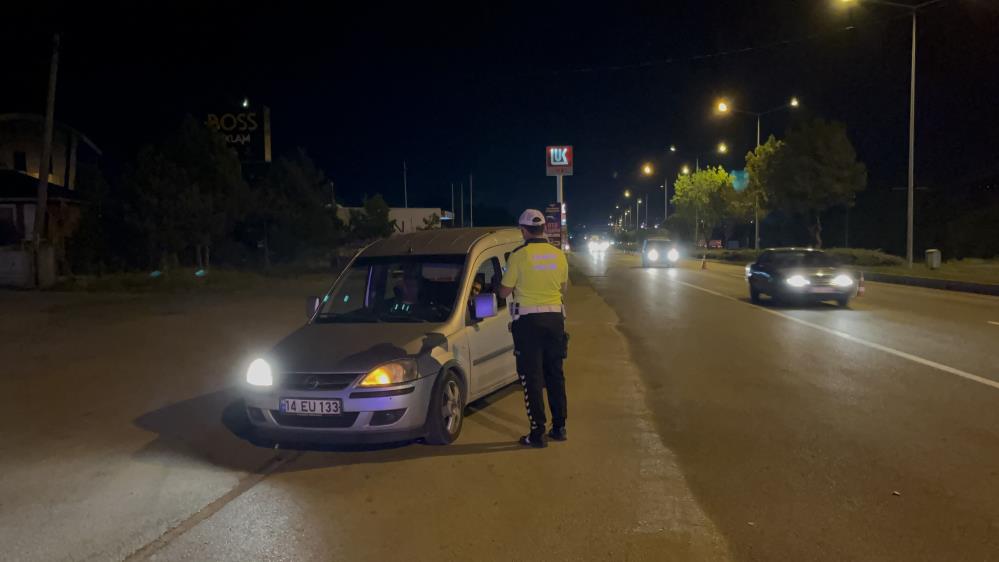 Bolu Girişindeki Uygulamada Araçlar Denetlendi