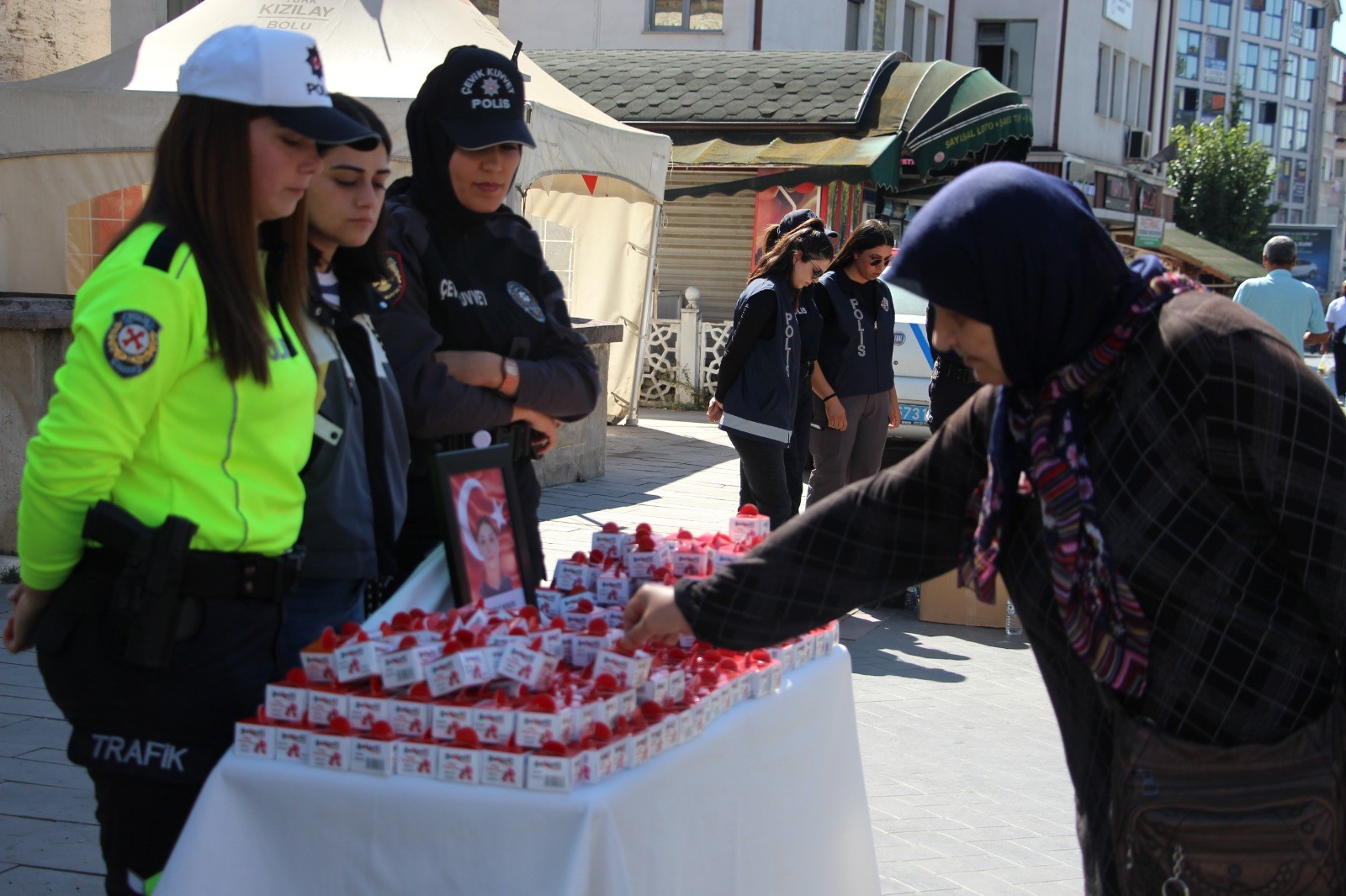 Bolu Polisi, Şehit Meslektaşları Şeyda Yılmaz'ı Unutmadı (3)