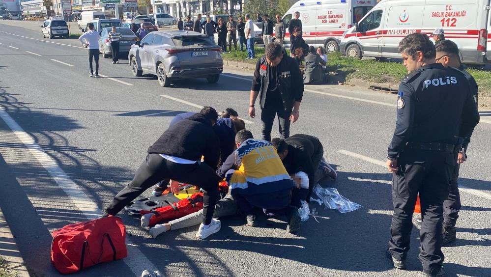 Bolu’da Yola Aniden Çıkan 14 Yaşındaki Çocuğa Otomobil Çarptı4