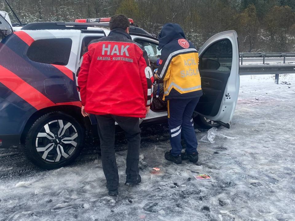 Van Kurtarma Ekibi, Bolu Tüneli'ndeki Kazaya Müdahale Etti (5)