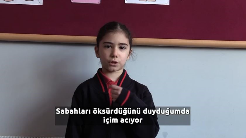 Minik Öğrencilerden Anlamlı Mesaj Beni Bırakma, Sigarayı Bırak (2)