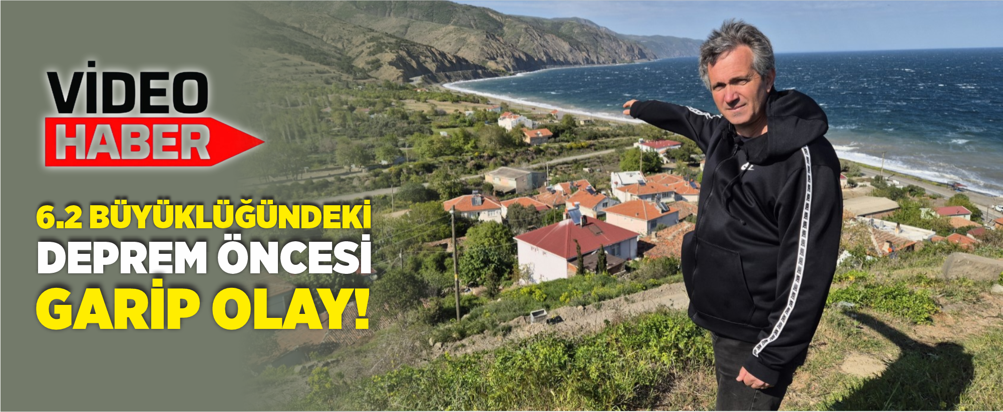 6.2 büyüklüğündeki deprem öncesi garip olay!