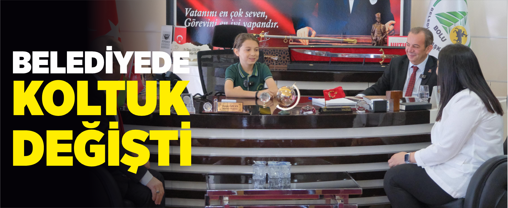 Belediyede koltuk değişti
