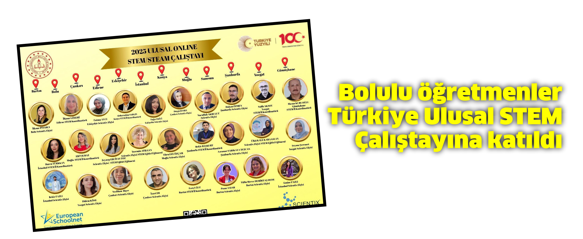 Bolulu öğretmenler Türkiye Ulusal STEM Çalıştayına katıldı