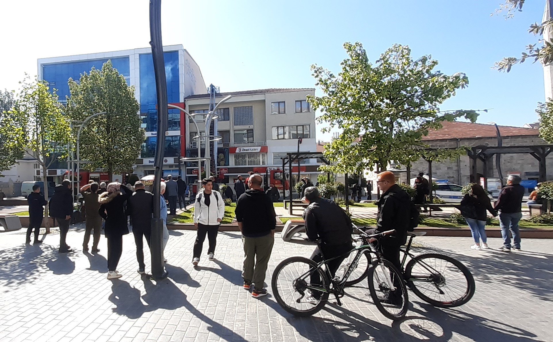 Bolu'da Çatı Yangını (4)