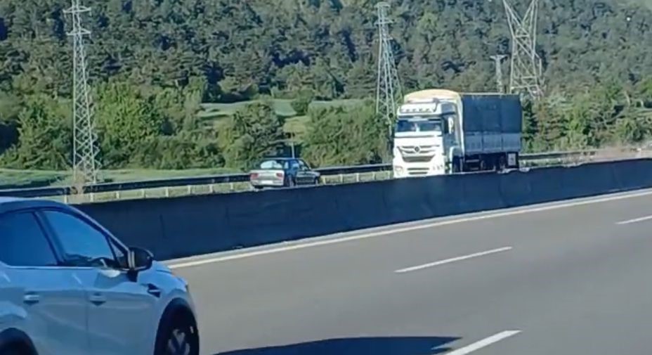 Tem Otoyolu’nda Ters Yön Skandalı (8)