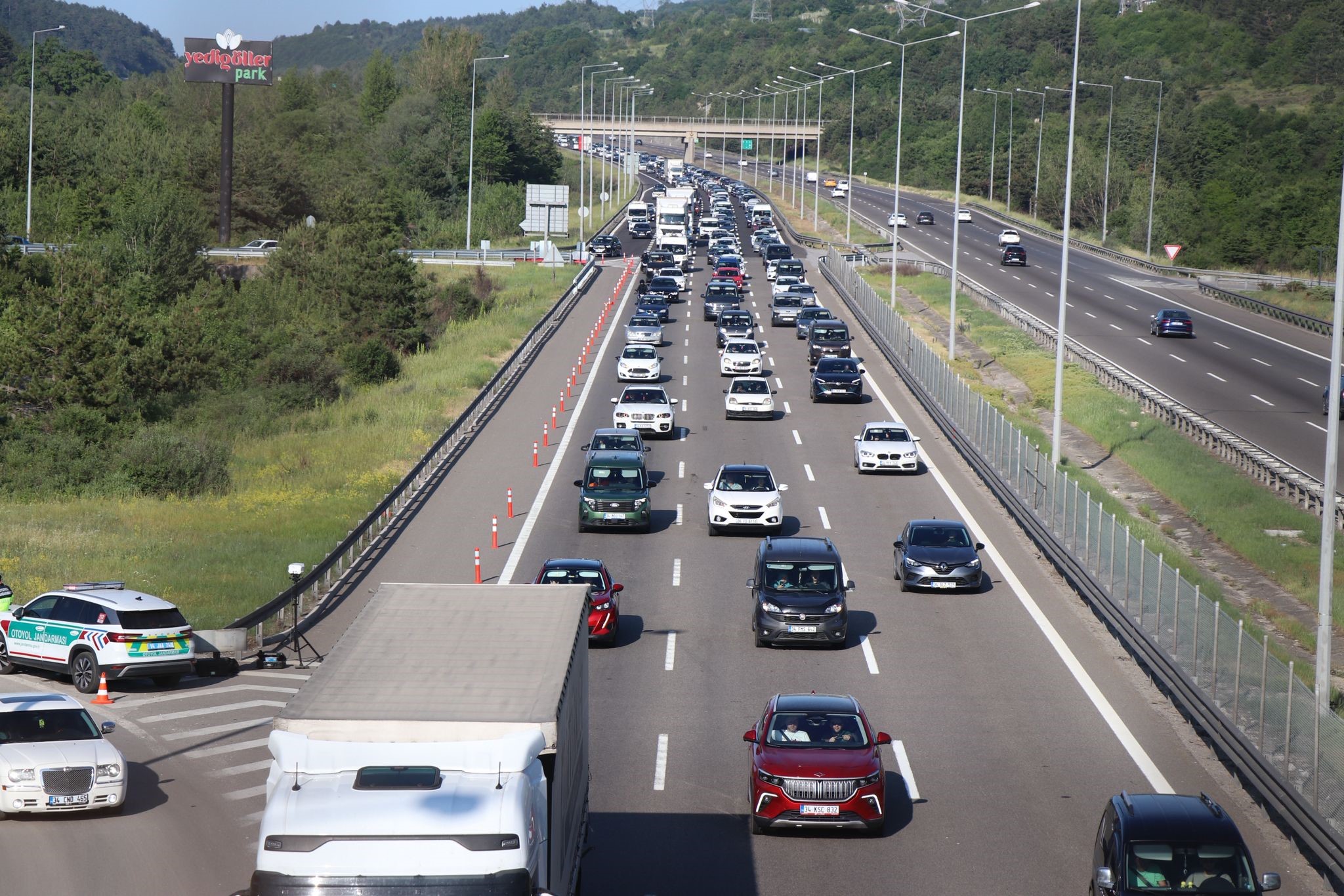 Bolu Geçişinde Yoğun Trafik (4)