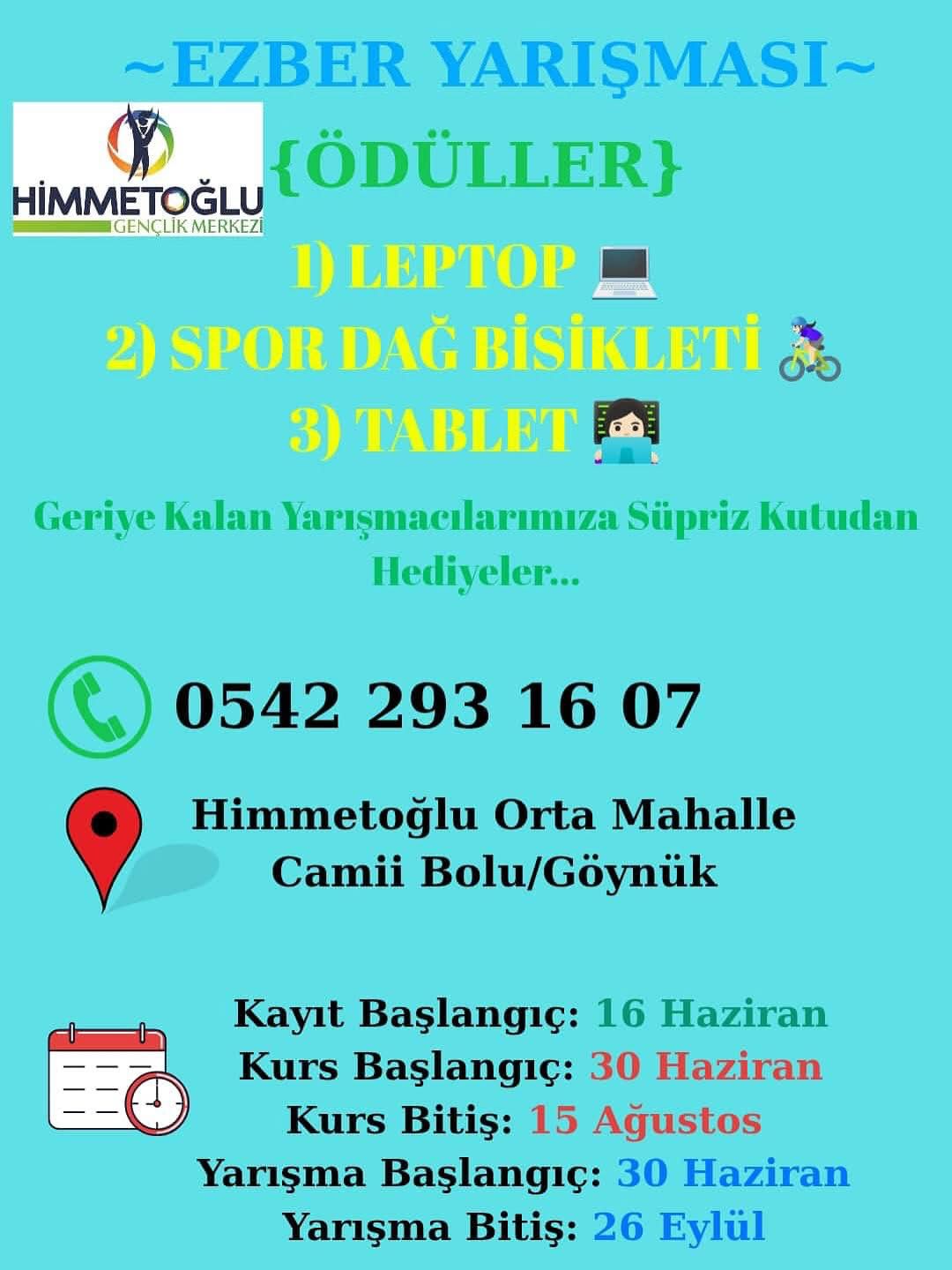 Himmetoğlu’nda Kur’an I Kerim’i Güzel Okuyan Gençler Ödüllerle Buluşturulacak (1)