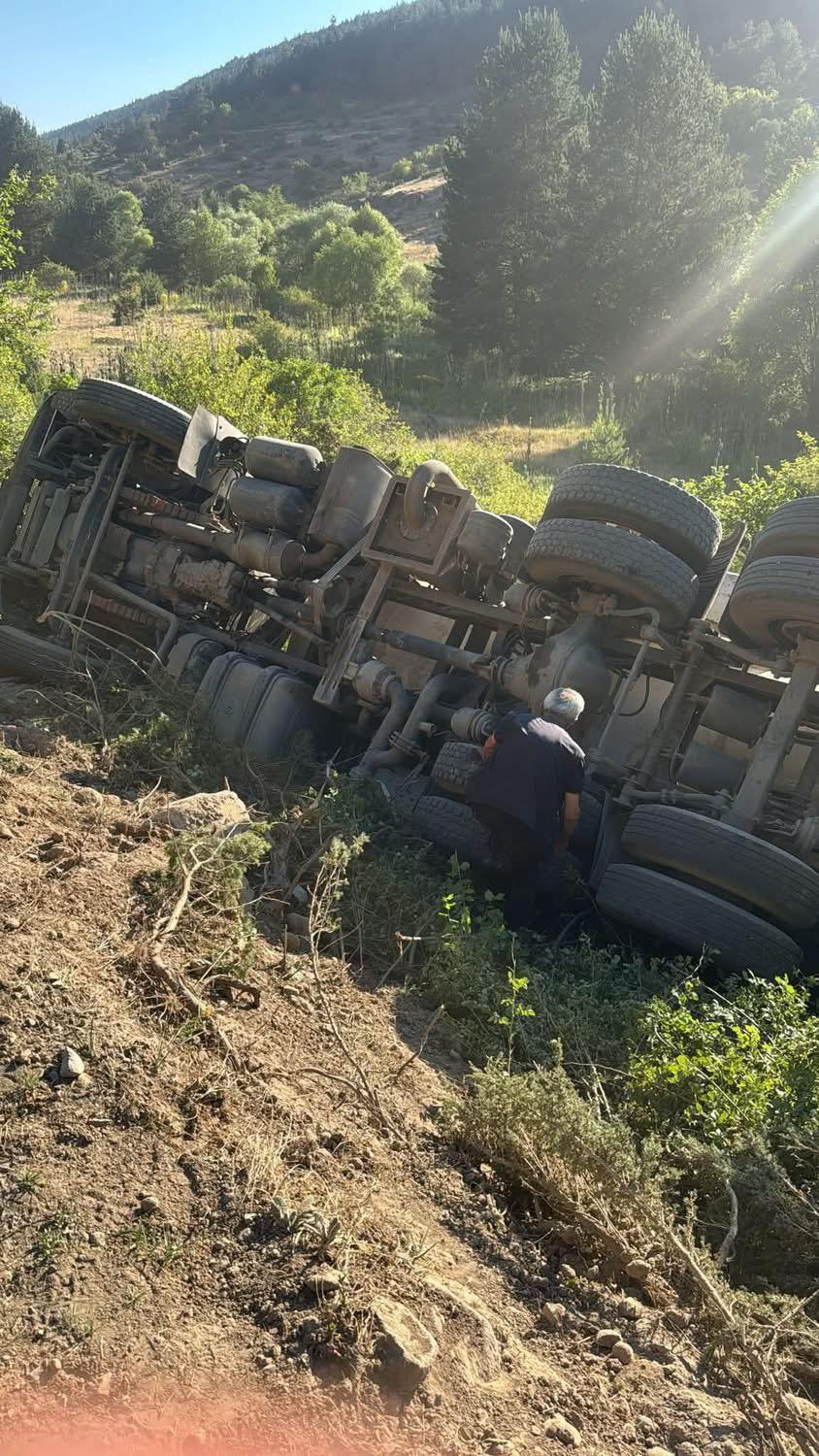 Bolu'nun Dörtdi̇van İlçesi̇ Yukaridüğer Köyü Yaylasinda Orman Yangini Meydana Geldi̇ (1)