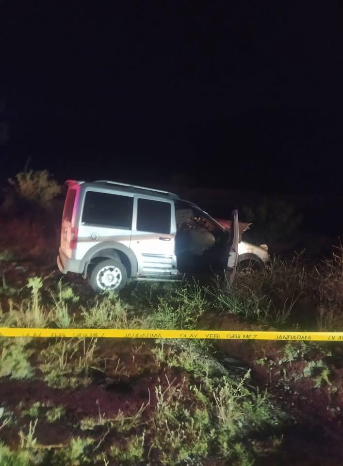 Mudurnu'da Feci Kaza Yola Atlayan Geyik Can Aldı (4)