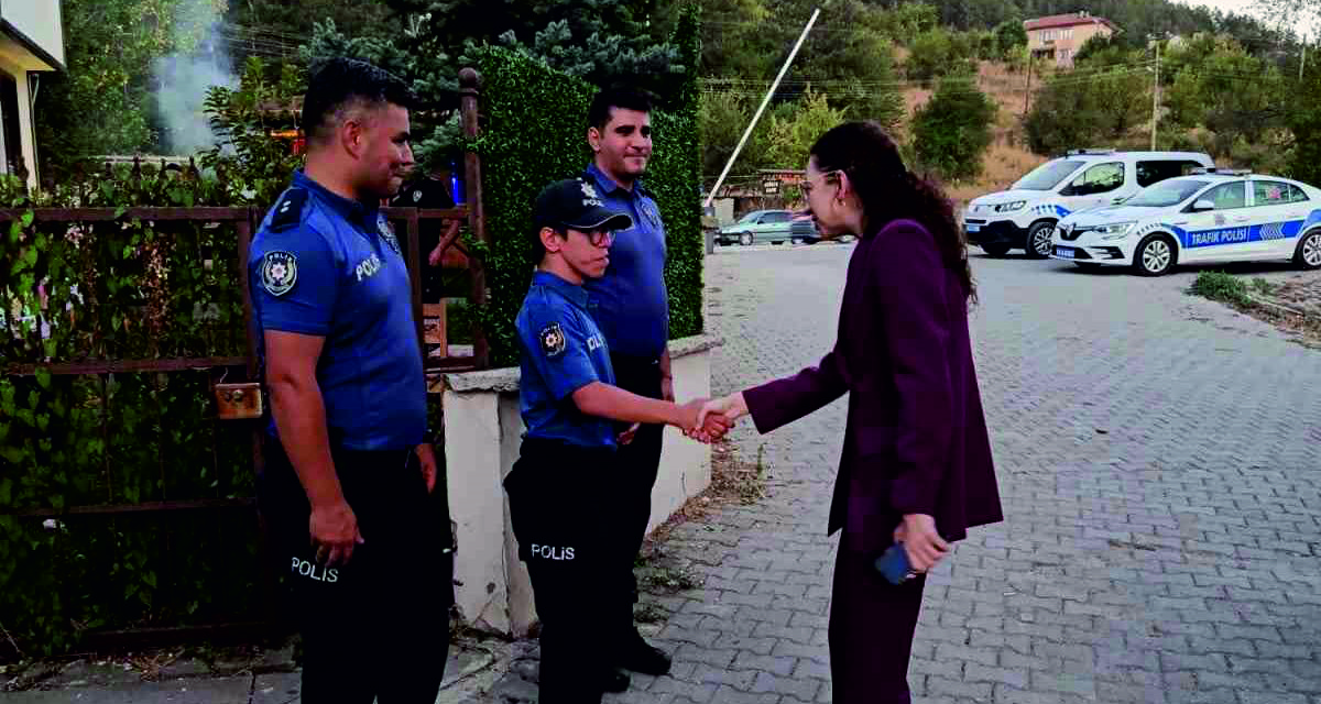 Bolu’da 14 Yaşındaki Efe’nin Polis Olma Hayali Gerçek Oldu3