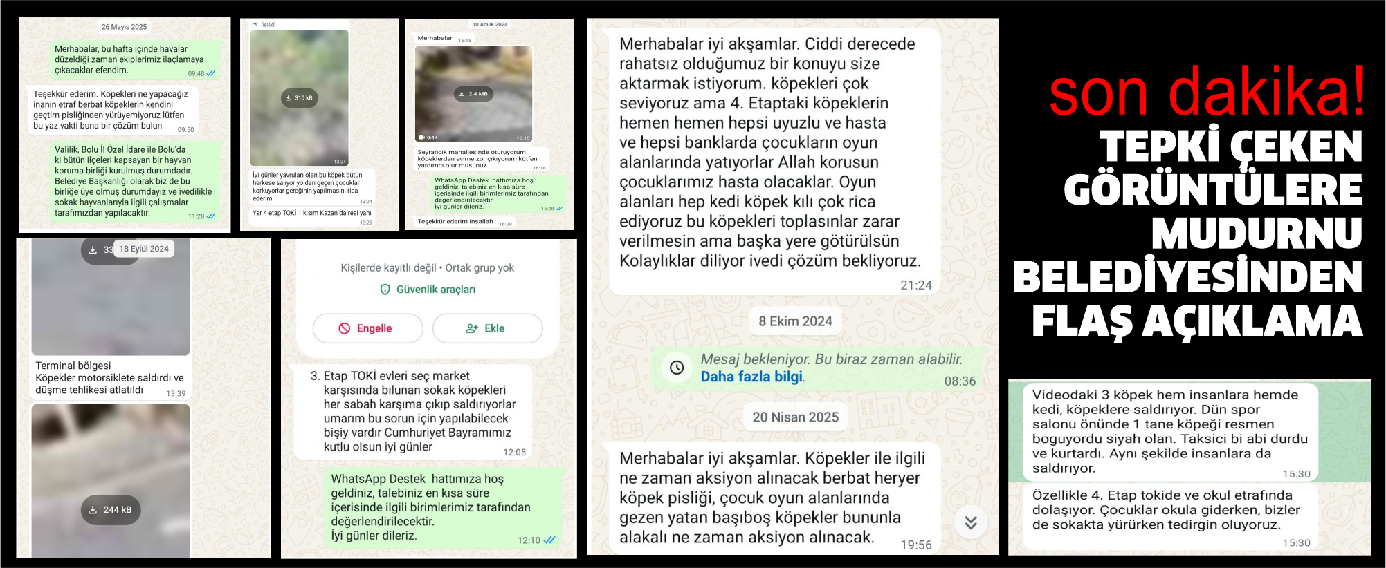 Tepki çeken görüntülere Mudurnu Belediyesinden Flaş açıklama