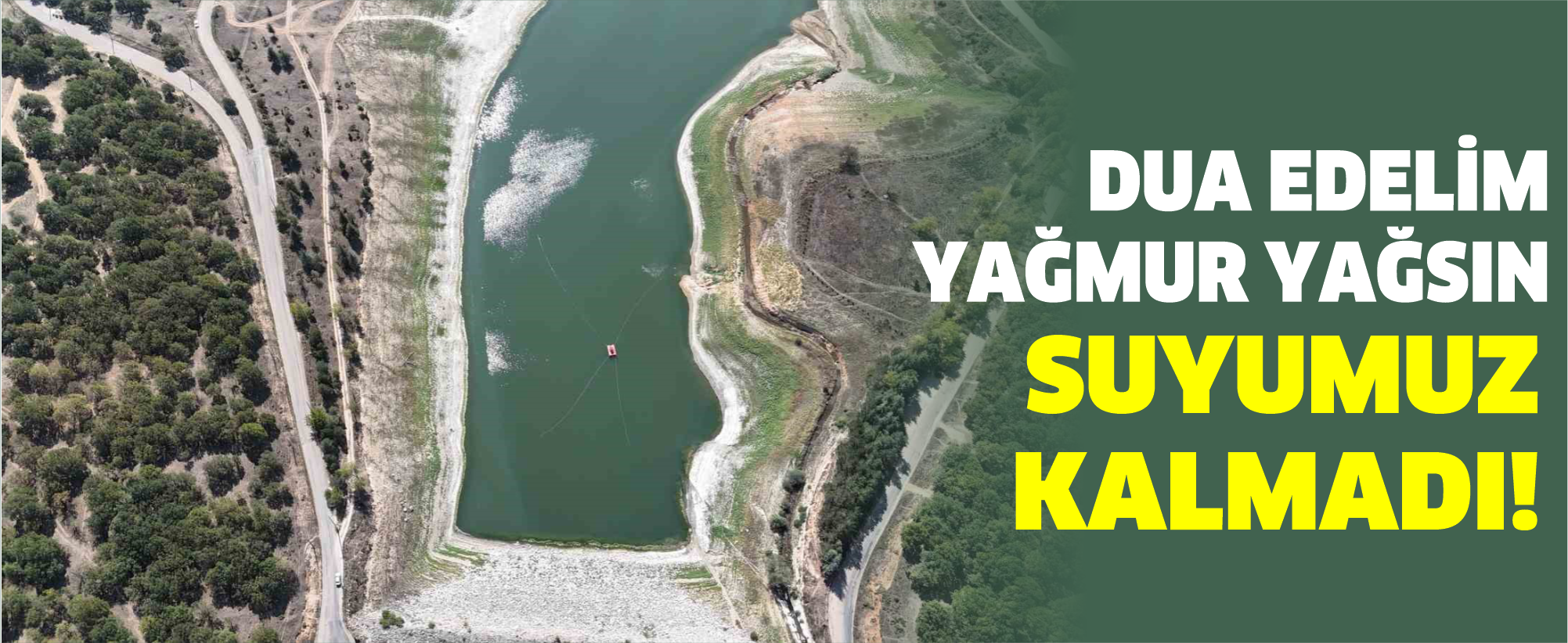 Bolu’nun içme suyu kalmadı