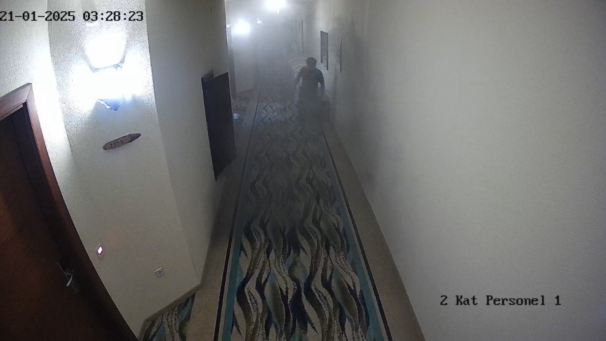 Grand Kartal Otel Yangınının Ölüm Kalım Savaşı Kamerada (2)