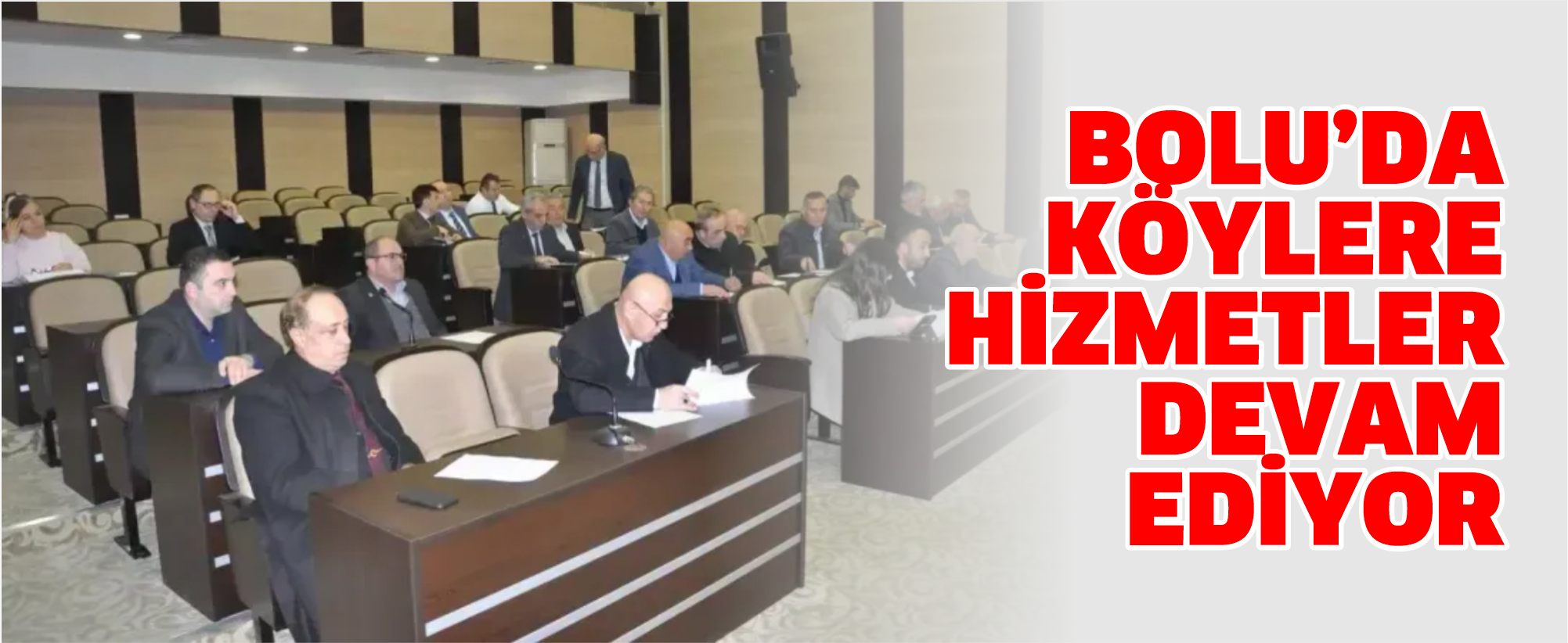 Bolu’da köylere hizmetler devam ediyor