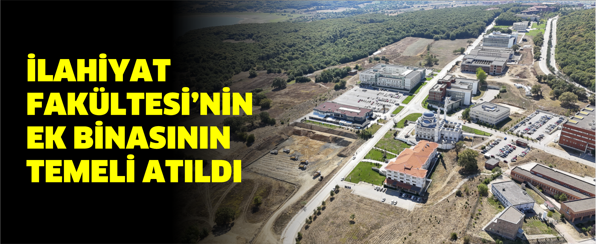 İlahiyat Fakültesi’nin ek binasının temeli atıldı