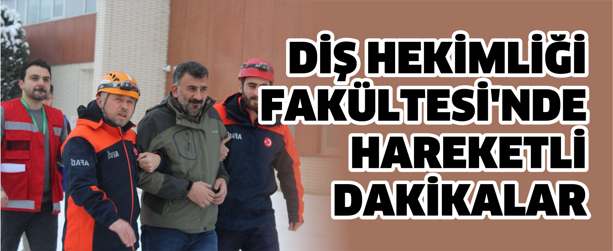 Diş Hekimliği Fakültesi'nde yangın tatbikatı