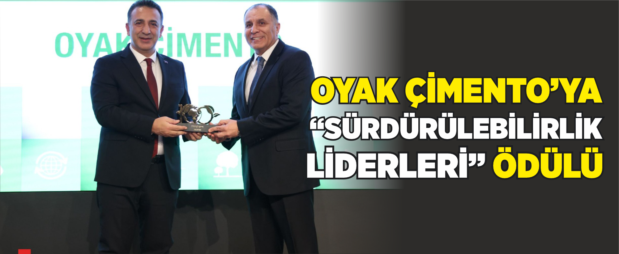OYAK Çimento’ya “Sürdürülebilirlik Liderleri” Ödülü