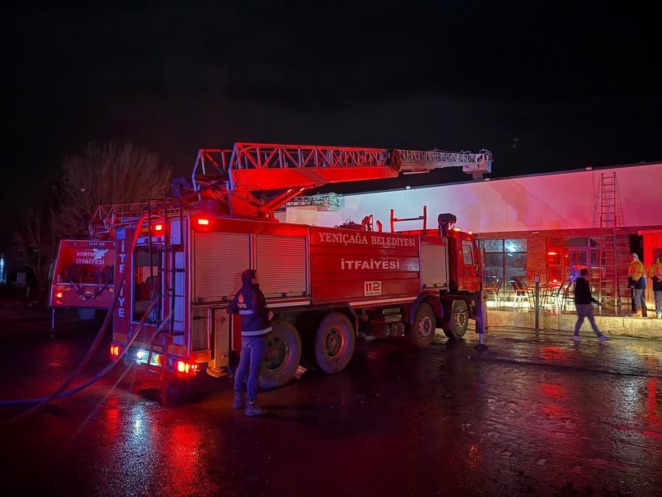 Bolu Dinlenme Tesisinde Yangın (3)